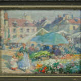 Gennaro Befani (1866, Neapel - 1949, Bagneux) - Blumenmarkt, Ende 19. Jh. - фото 1