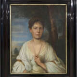 Ölgemälde meisterliches Porträt einer Dame um 1900 - Foto 1