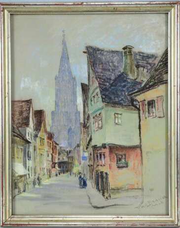 Ferdinand Brauer (1867, Augsburg - 1941, München) - Pastellbild Ulm - фото 1