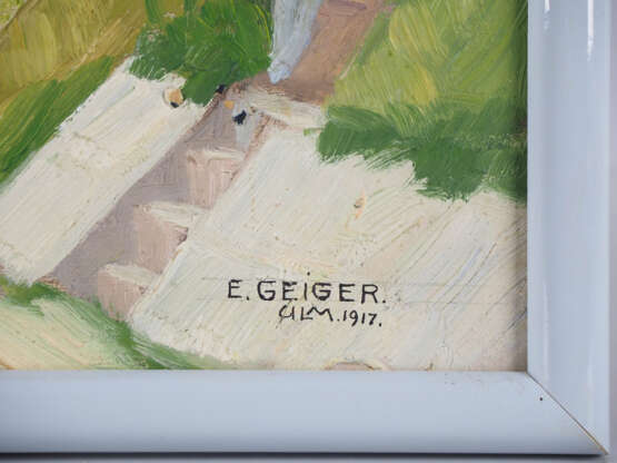 Ernst Samuel Geiger (1876, Turgi - 1965, Villeneuve, Schweiz) - Ansicht Ulm mit Donau, 1917 - фото 4