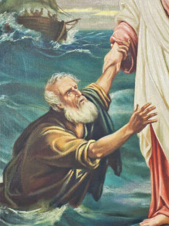 Christus rettet Petrus, nach Bernhard Plockhorst - photo 2
