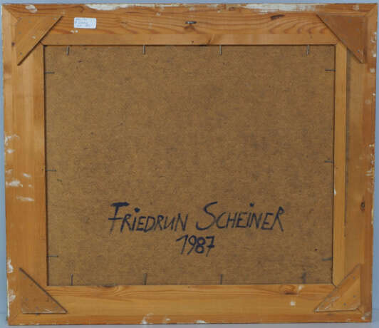 Fridrun Scheiner (*1939, Lindau) - Porträt eines Violinenspielers, 1987 - фото 3