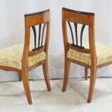Paar Biedermeier Stühle, süddeutsch um 1810 - фото 2