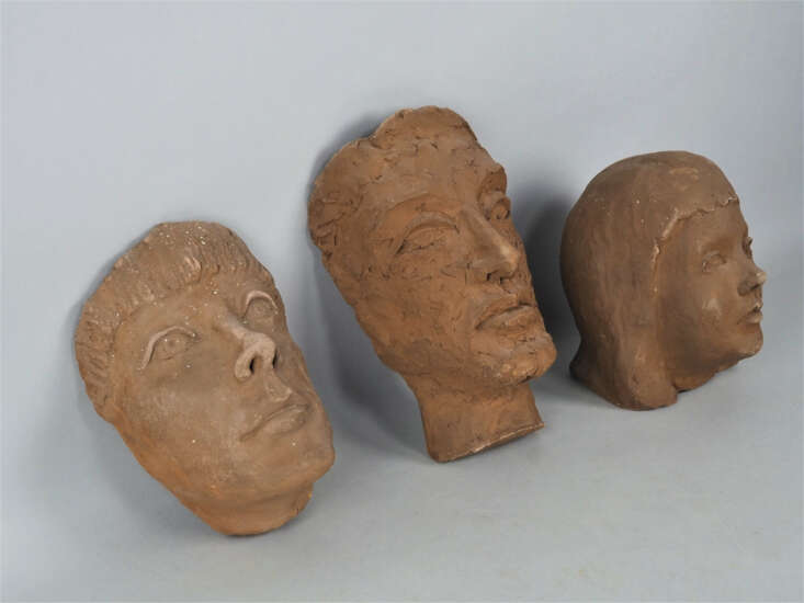 Albert Pfeiffer (* 1901, Tübingen - 1987, Ulm) - mixed lot of clay sculptures, 3 pieces - photo 1