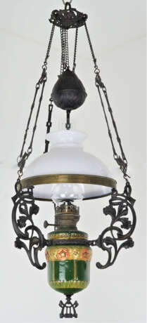 Jugendstil Wohnraumlampe, um 1900 - Foto 1