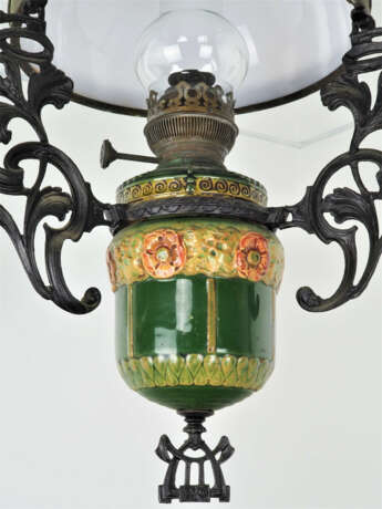 Jugendstil Wohnraumlampe, um 1900 - photo 2