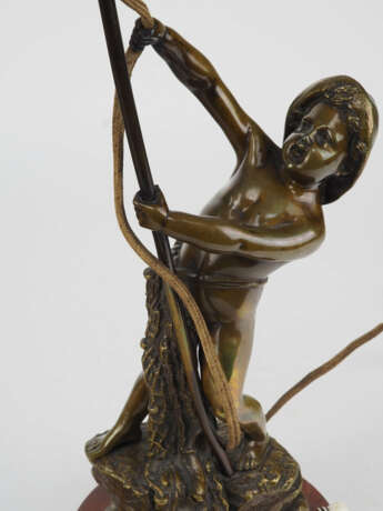 Hermann Eichberg - Lampe Jugendstil, Bronze - photo 3