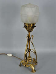 Jugendstil Tischlampe um 1900