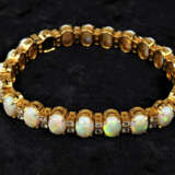 18kt Gold Opal-Armband mit Brillanten - фото 1