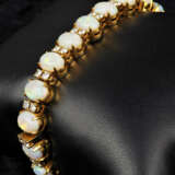 18kt Gold Opal-Armband mit Brillanten - фото 2