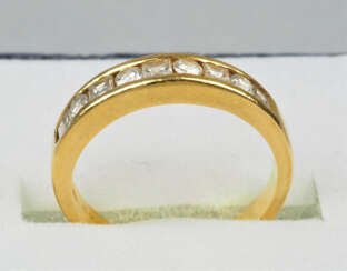 18kt Gold Brillant-Ring, 3,6g Gesamtgewicht