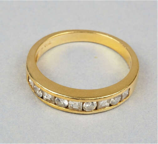 18kt Gold Brillant-Ring, 3,6g Gesamtgewicht - фото 2