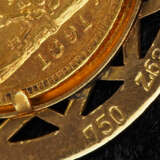 Münzanhänger mit Goldmünze: Großbritannien, Victoria, 1 Sovereign, 1891 - Foto 4