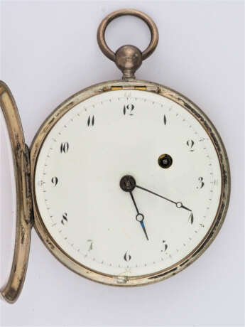 Große Spindeltaschenuhr um 1780 - Foto 2