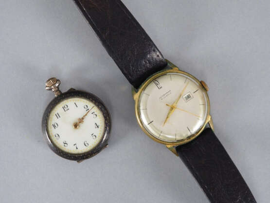 Konvolut Damentaschenuhr und Junghans Herren Armbanduhr - photo 1