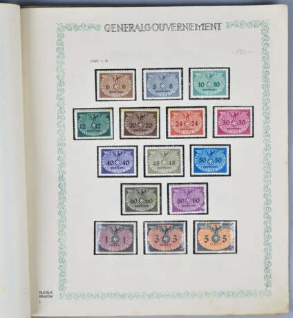 Vollständiges Briefmarken Album, Deutsches Reich - Generalgouvernement (1939-1945) - фото 5