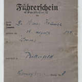 Führerschein 1939, Nationalsozialistisches Deutsches Reich - фото 1