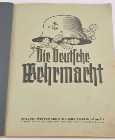 Die Deutsche Wehrmacht - NS Album mit Zigaretten Sammelbildern, vollständig - Foto 2
