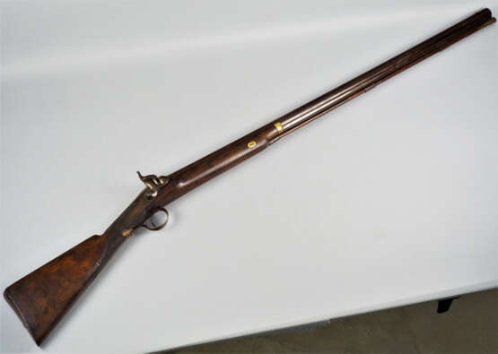 Antikes Vorderlader-Perkussionsgewehr, Mitte 19. Jh., L. 142cm - Foto 1