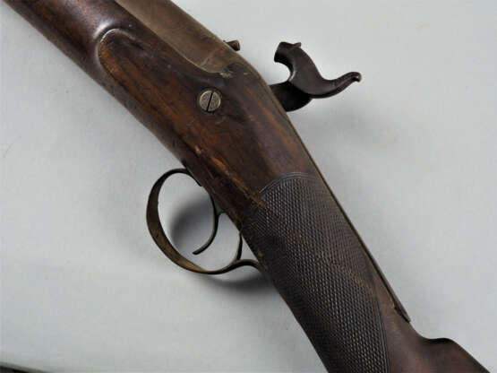 Antikes Vorderlader-Perkussionsgewehr, Mitte 19. Jh., L. 142cm - photo 5