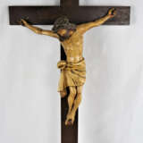 Kruzifix, 19. Jh., Eichenholz - Foto 1