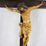 Kruzifix, 19. Jh., Eichenholz - Foto 2