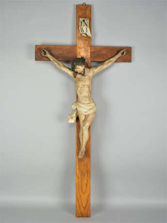 Großes Kruzifix, 19. Jh. - Foto 1
