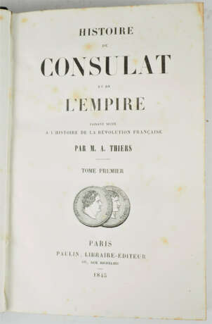 Adolphe Thiers - Histoire du Consulat et de l'Empire, 1845-1857, 16 Bände - фото 4