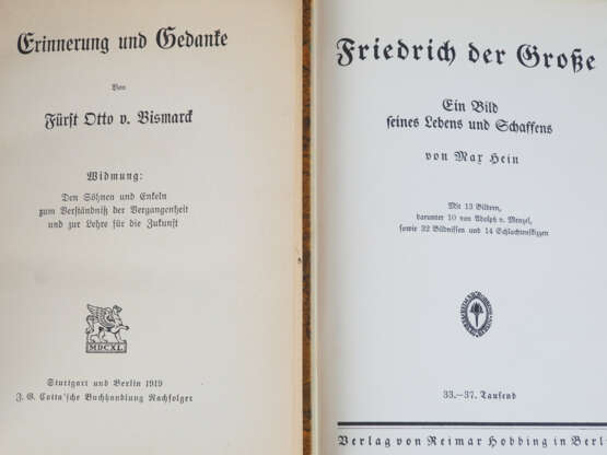 Konvolut Biographien, 1901 und 1919 - Foto 2