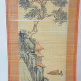 Konvolut Malereien auf Bambus, Rollbilder, 2 Stück - фото 3