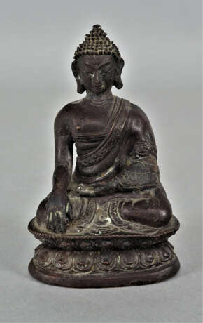 Kleine Buddha Statuette, Bronze - Foto 1