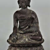 Kleine Buddha Statuette, Bronze - фото 1