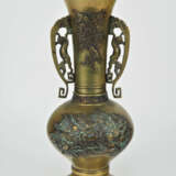 Große Vase, Messing - photo 1