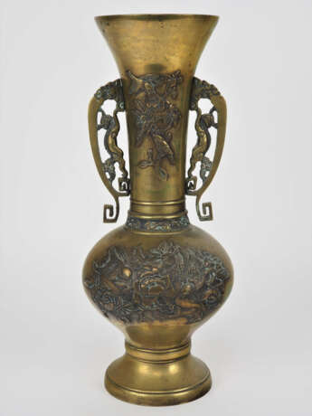 Große Vase, Messing - Foto 2