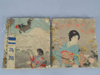 Japanische Kinderbüchervon T. Hasegawa, englische Ausgabe, 2 Stück