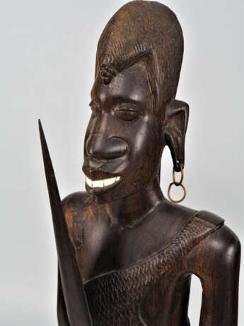 Zwei afrikanische Skulpturen, wohl Makonde, Ebenholz - фото 3