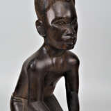 Zwei afrikanische Skulpturen, wohl Makonde, Ebenholz - Foto 4
