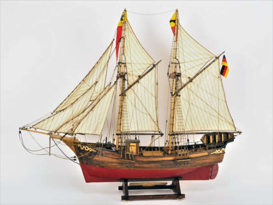 Schiffsmodell "Gaffelschoner 1850" - photo 2