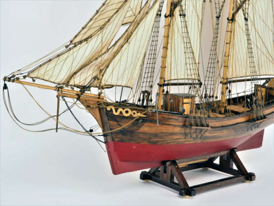 Schiffsmodell "Gaffelschoner 1850" - фото 4