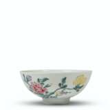 A FAMILLE ROSE ‘PEONY' BOWL - photo 1