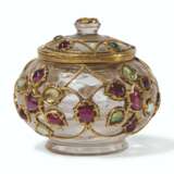 A MUGHAL ROCK CRYSTAL GEM-SET BOX AND COVER - photo 2