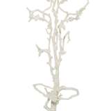 A VICTORIAN WHITE-PAINTED CAST-IRON HALL STAND - photo 1
