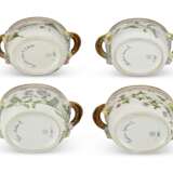 A GROUP OF FOUR ROYAL COPENHAGEN 'FLORA DANICA' PORCELAIN LARGE OVAL WINE COOLERS - фото 5