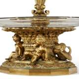 A PAIR OF LARGE FRENCH ORMOLU AND MOLDED GLASS DESSERT-STANDS - photo 6
