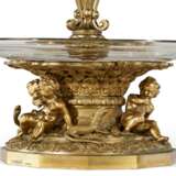 A PAIR OF LARGE FRENCH ORMOLU AND MOLDED GLASS DESSERT-STANDS - photo 7