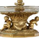 A PAIR OF LARGE FRENCH ORMOLU AND MOLDED GLASS DESSERT-STANDS - фото 9