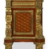A LARGE FRENCH ORMOLU-MOUNTED MAHOGANY, BOIS SATINE, SYCAMORE AND STAINED FRUITWOOD MARQUETRY AND PARQUETRY COMMODE - photo 4