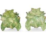 TWO FRENCH FAIENCE LETTUCE TUREENS AND TWO COVERS - фото 4