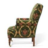 A PAIR OF VELVET UPHOLSTERED ARMCHAIRS - photo 4