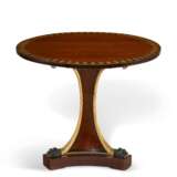 AN AUSTRIAN PARCEL-GILT AND EBONIZED MAHOGANY TEA TABLE - фото 1